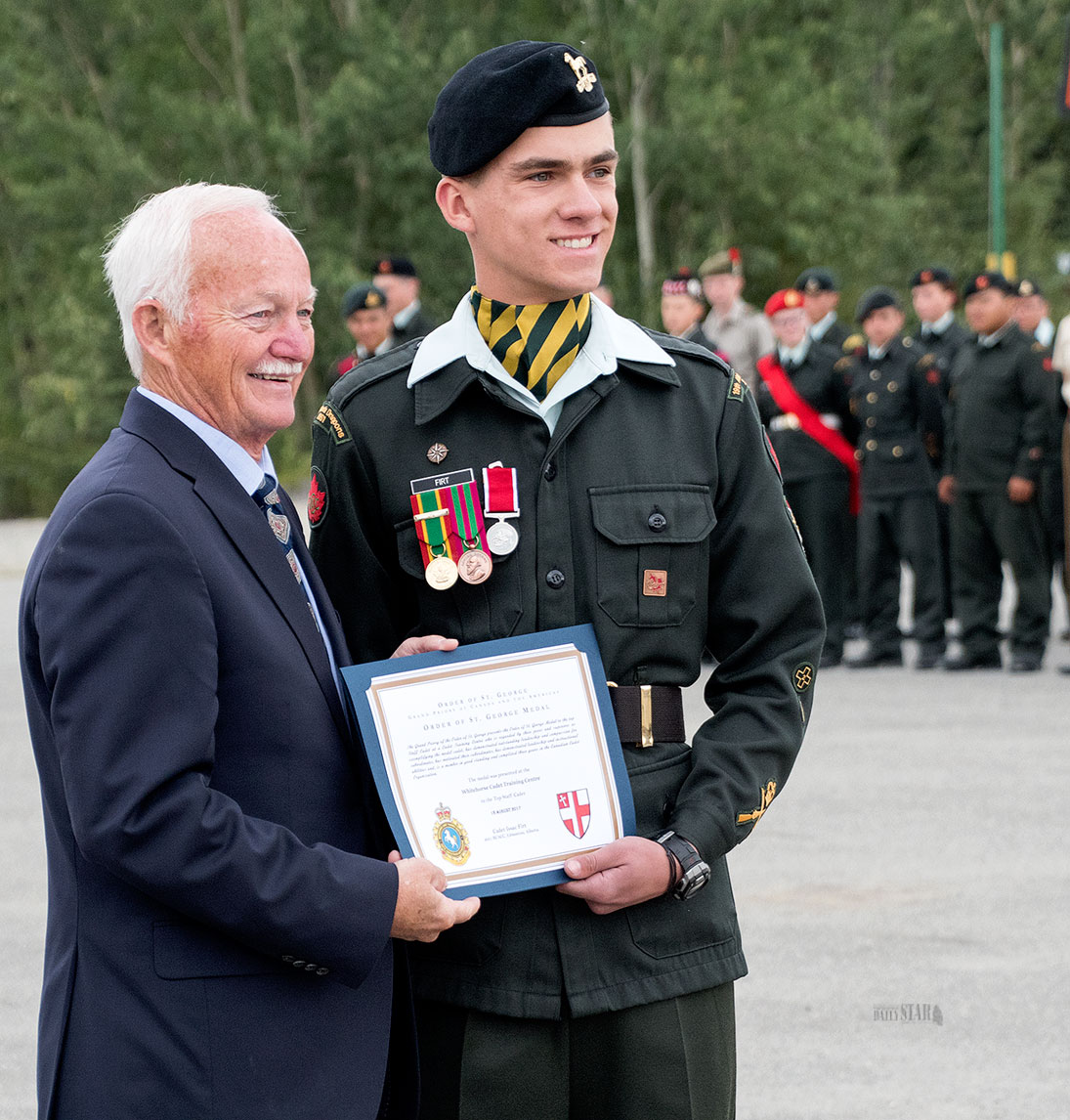 Whitehorse Daily Star: Cadets on parade