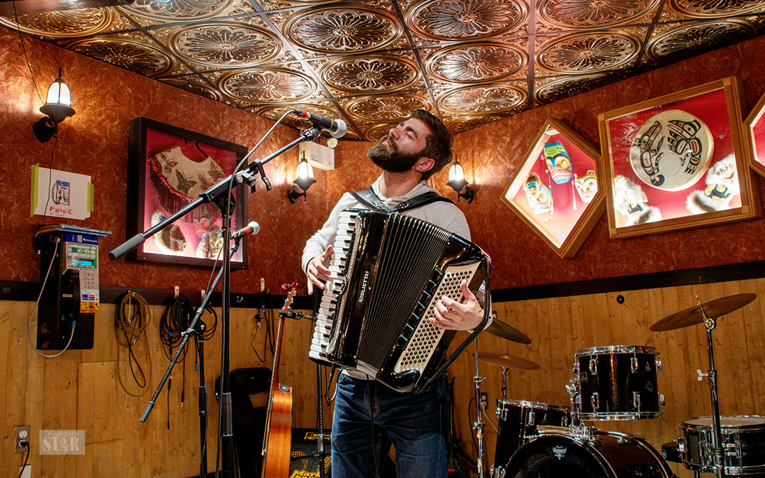 CLASSICAL ACCORDIONIST HELPS THE CAUSE