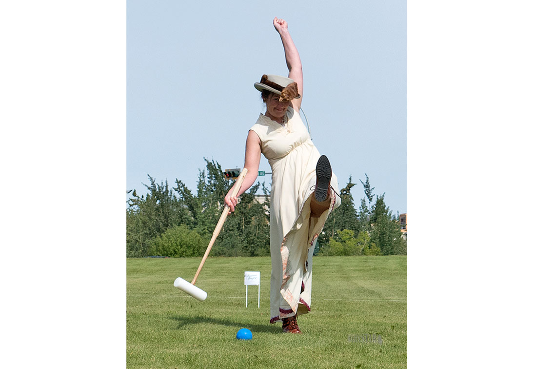 Whitehorse Daily Star A wicket good time croquet tournament played on