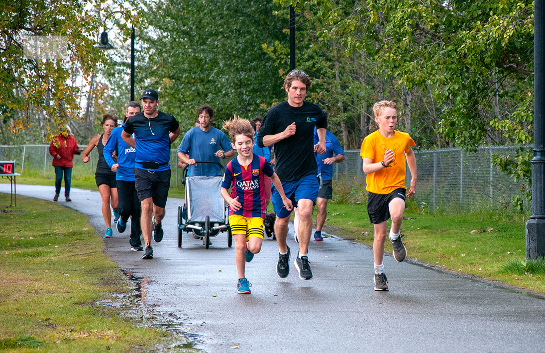 Whitehorse Daily Star: Runners brave the rain for final 5km fun run/walk