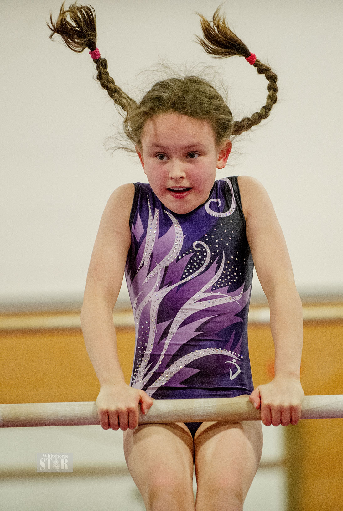 Whitehorse Daily Star Polarettes gymnasts perform in mock