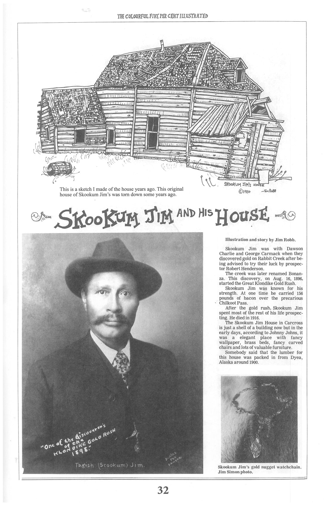 Whitehorse Daily Star Skookum Jim And His House