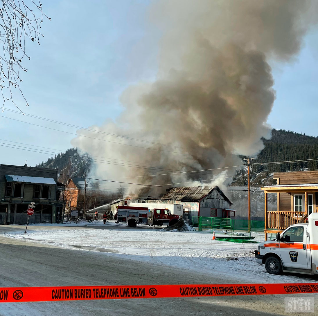 Whitehorse Daily Star Klondike Metallic Industrial burns in Dawson