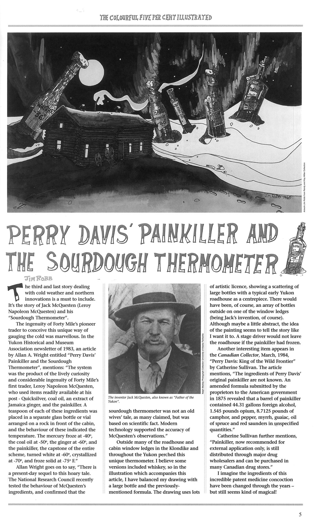 Whitehorse Daily Star: Perry Davis' Painkiller and The Sourdough ...