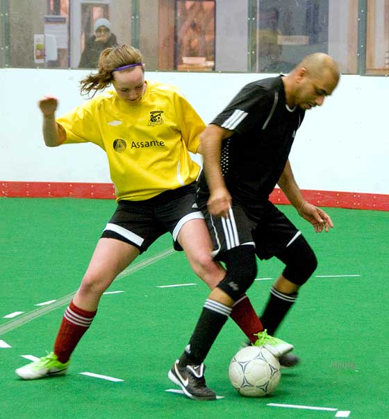 Whitehorse Daily Star: Intensity level rises in oldtimers soccer